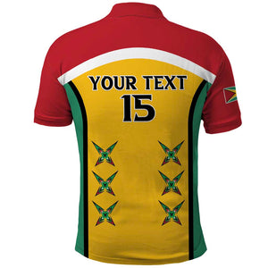 Guyana Cricket Custom Polo Shirt Go Amazon Warriors Go - African Pride
