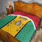 Guyana Cricket Custom Quilt Go Amazon Warriors Go - African Pride