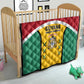 Guyana Cricket Custom Quilt Go Amazon Warriors Go - African Pride