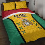 Guyana Cricket Custom Quilt Bed Set Go Amazon Warriors Go - African Pride