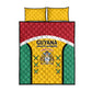 Guyana Cricket Custom Quilt Bed Set Go Amazon Warriors Go - African Pride