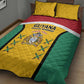 Guyana Cricket Custom Quilt Bed Set Go Amazon Warriors Go - African Pride