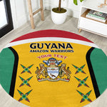 Guyana Cricket Custom Round Carpet Go Amazon Warriors Go - African Pride