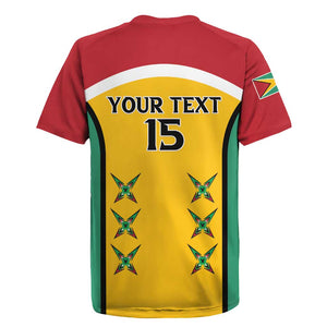 Guyana Cricket Custom Rugby Jersey Go Amazon Warriors Go - African Pride