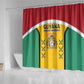 Guyana Cricket Custom Shower Curtain Go Amazon Warriors Go - African Pride