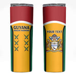 Guyana Cricket Custom Skinny Tumbler Go Amazon Warriors Go - African Pride
