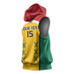 Guyana Cricket Sleeveless Hoodie Go Amazon Warriors Go - African Pride