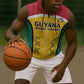 Guyana Cricket Sleeveless Zip Hoodie Go Amazon Warriors Go - African Pride