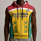Guyana Cricket Sleeveless Zip Hoodie Go Amazon Warriors Go - African Pride