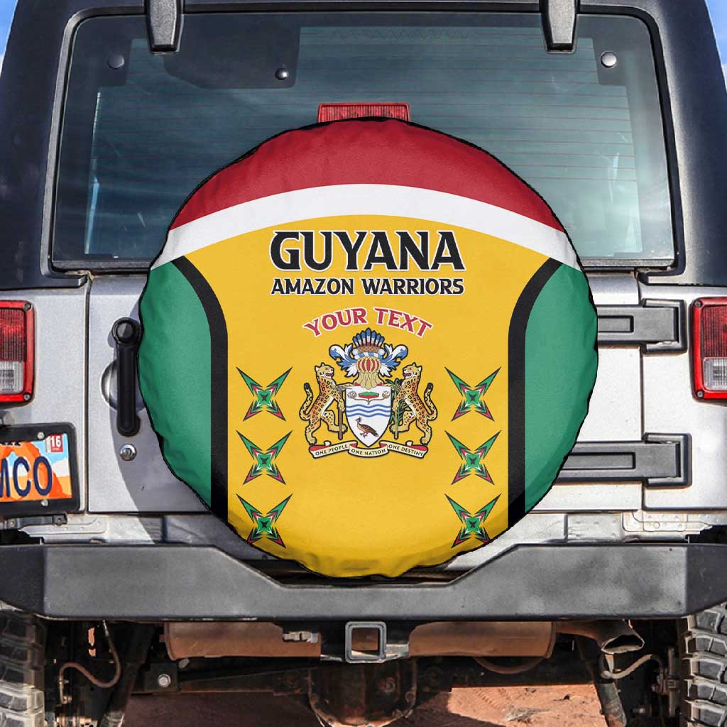 Guyana Cricket Custom Spare Tire Cover Go Amazon Warriors Go - African Pride