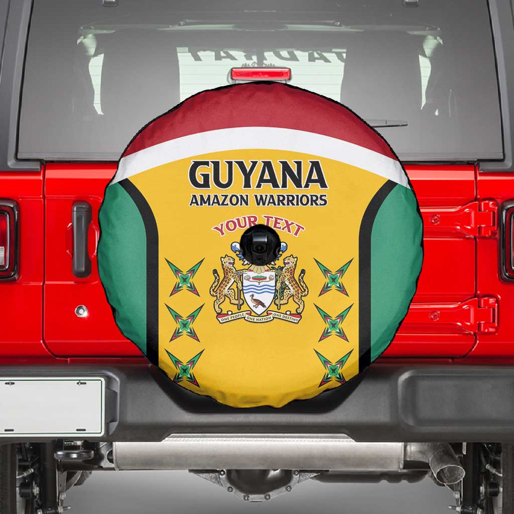Guyana Cricket Custom Spare Tire Cover Go Amazon Warriors Go - African Pride