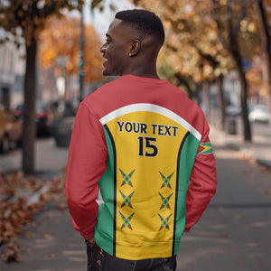 Guyana Cricket Custom Sweatshirt Go Amazon Warriors Go - African Pride