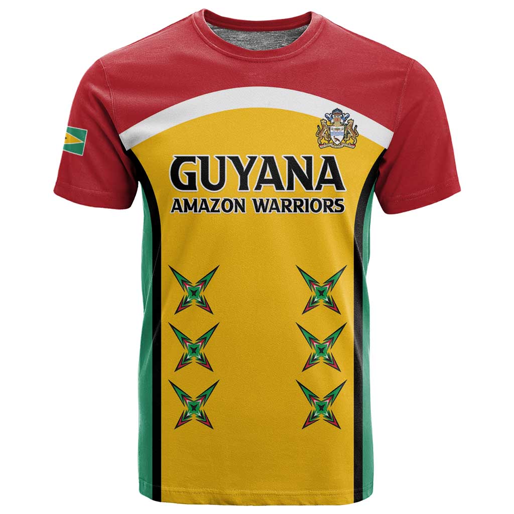 Guyana Cricket Custom T shirt Go Amazon Warriors Go - African Pride