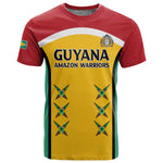 Guyana Cricket Custom T shirt Go Amazon Warriors Go - African Pride