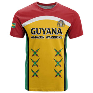 Guyana Cricket Custom T shirt Go Amazon Warriors Go - African Pride
