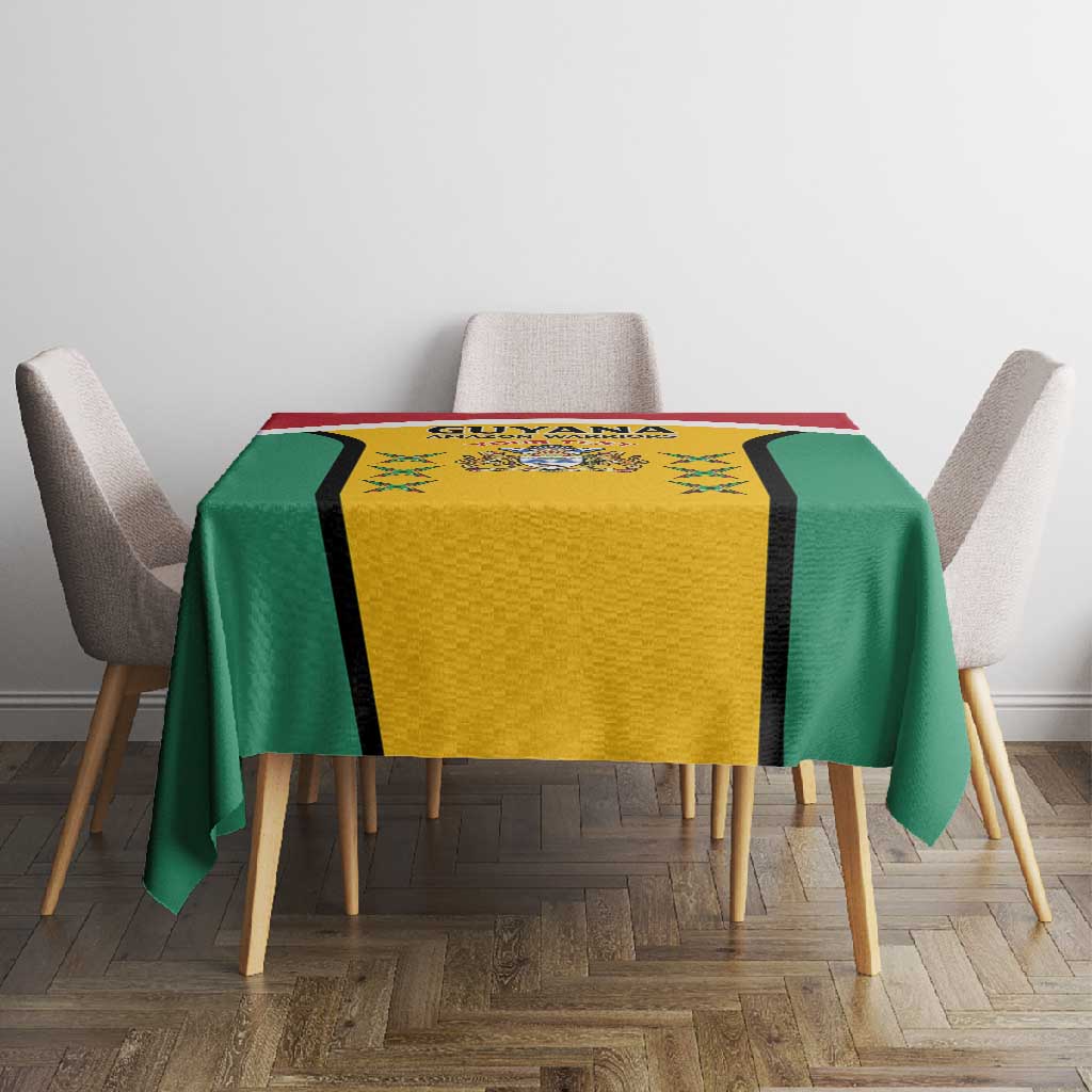 Guyana Cricket Custom Tablecloth Go Amazon Warriors Go - African Pride