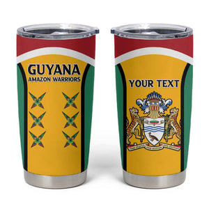 Guyana Cricket Custom Tumbler Cup Go Amazon Warriors Go - African Pride