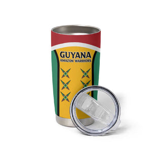 Guyana Cricket Custom Tumbler Cup Go Amazon Warriors Go - African Pride