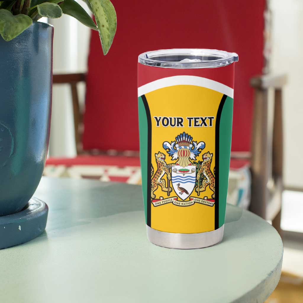 Guyana Cricket Custom Tumbler Cup Go Amazon Warriors Go - African Pride