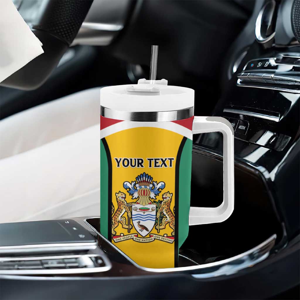 Guyana Cricket Custom Tumbler With Handle Go Amazon Warriors Go - African Pride