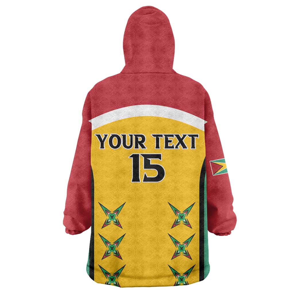 Guyana Cricket Custom Wearable Blanket Hoodie Go Amazon Warriors Go - African Pride
