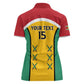 Guyana Cricket Custom Women Polo Shirt Go Amazon Warriors Go - African Pride