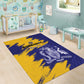 Barbados Royals Cricket Custom Area Rug Coat Of Arms Flag Style - African Pride