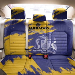 Barbados Royals Cricket Custom Back Car Seat Cover Coat Of Arms Flag Style - African Pride