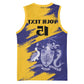 Barbados Royals Cricket Basketball Jersey Coat Of Arms Flag Style - African Pride