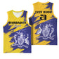 Barbados Royals Cricket Basketball Jersey Coat Of Arms Flag Style - African Pride