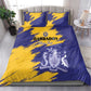 Barbados Royals Cricket Custom Bedding Set Coat Of Arms Flag Style - African Pride