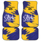 Barbados Royals Cricket Custom Car Mats Coat Of Arms Flag Style - African Pride
