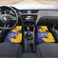 Barbados Royals Cricket Custom Car Mats Coat Of Arms Flag Style - African Pride