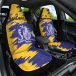 Barbados Royals Cricket Custom Car Seat Cover Coat Of Arms Flag Style - African Pride