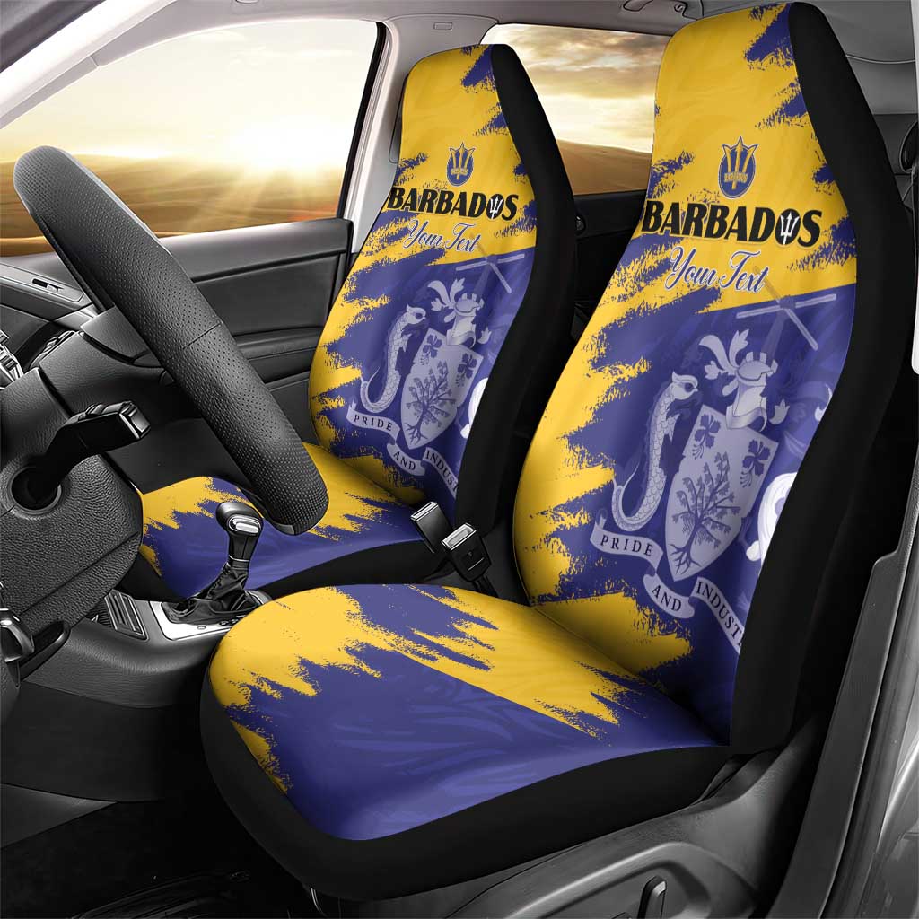Barbados Royals Cricket Custom Car Seat Cover Coat Of Arms Flag Style - African Pride
