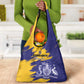 Barbados Royals Cricket Custom Grocery Bag Coat Of Arms Flag Style - African Pride
