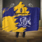 Barbados Royals Cricket Custom Hooded Blanket Coat Of Arms Flag Style - African Pride