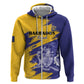 Barbados Royals Cricket Custom Hoodie Coat Of Arms Flag Style - African Pride