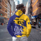 Barbados Royals Cricket Custom Hoodie Coat Of Arms Flag Style - African Pride