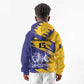 Barbados Royals Cricket Custom Kid Hoodie Coat Of Arms Flag Style - African Pride