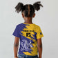 Barbados Royals Cricket Custom Kid T shirt Coat Of Arms Flag Style - African Pride