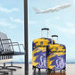 Barbados Royals Cricket Custom Luggage Cover Coat Of Arms Flag Style - African Pride