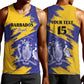 Barbados Royals Cricket Custom Men Tank Top Coat Of Arms Flag Style - African Pride