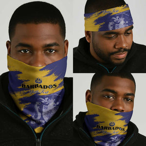 Barbados Royals Cricket Neck Gaiter Coat Of Arms Flag Style - African Pride