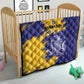 Barbados Royals Cricket Custom Quilt Coat Of Arms Flag Style - African Pride