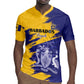 Barbados Royals Cricket Custom Rugby Jersey Coat Of Arms Flag Style - African Pride