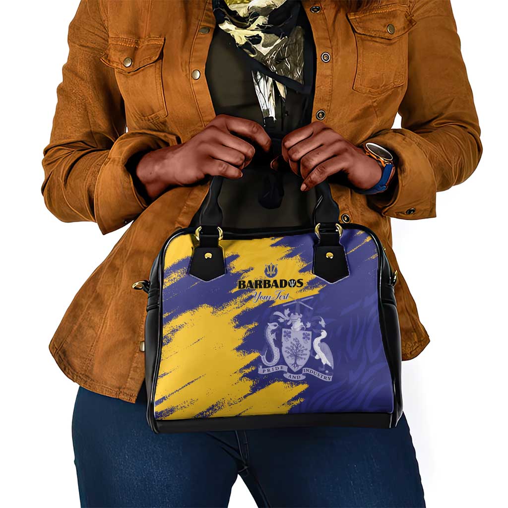 Barbados Royals Cricket Custom Shoulder Handbag Coat Of Arms Flag Style - African Pride