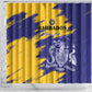 Barbados Royals Cricket Custom Shower Curtain Coat Of Arms Flag Style - African Pride