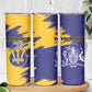 Barbados Royals Cricket Custom Skinny Tumbler Coat Of Arms Flag Style - African Pride