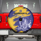 Barbados Royals Cricket Custom Spare Tire Cover Coat Of Arms Flag Style - African Pride